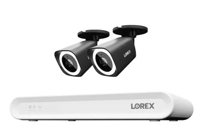 Sistema NVR cablato Lorex Connect V Series 4K a 8 canali con telecamere bullet PoE 4K V3 - 1TB