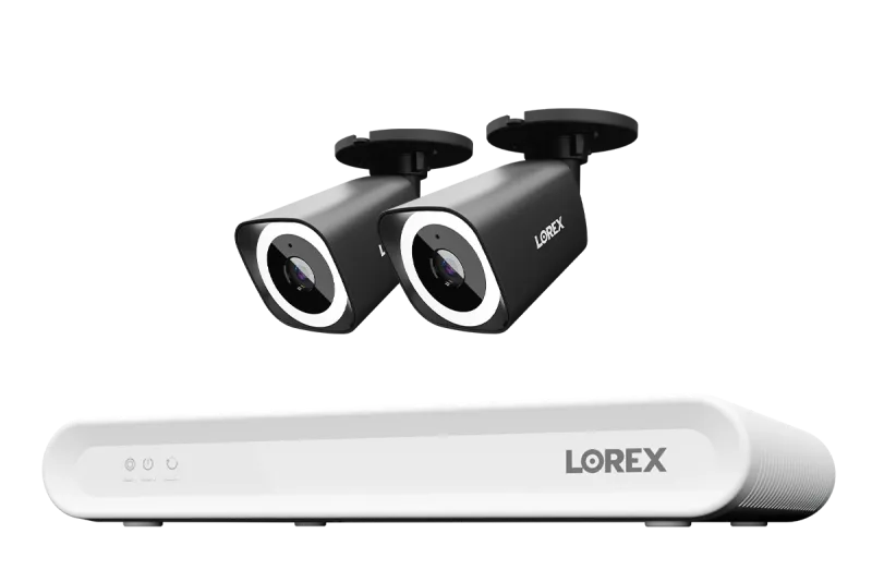 Sistema NVR cablato Lorex Connect V Series 4K a 8 canali con telecamere bullet PoE 4K V3 - 1TB