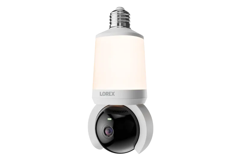 Lorex Connect 2K Wi-Fi Smart Lightbulb Pan-Tilt Camera