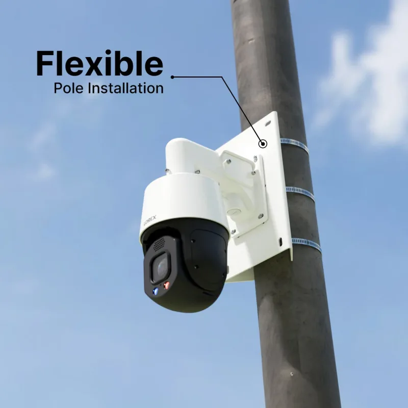 Pole Mount Bracket for PTZ Cameras (10kg, Metal)