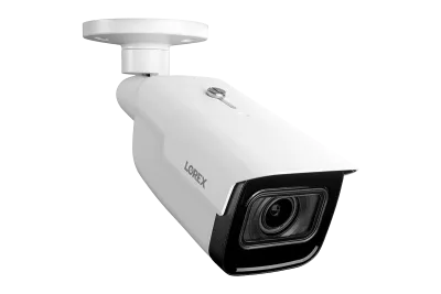 Lorex 4K (32 Camera Capable) 6TB Wired NVR System with Nocturnal 3 Smart IP Bullet Cameras Featuring Motorized Varifocal Lens and 30FPS Recording