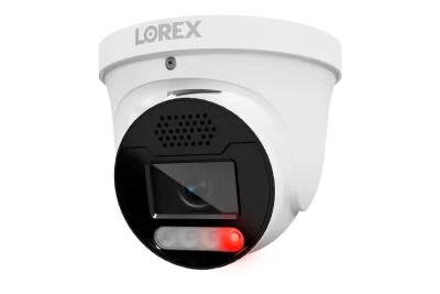 Lorex Connect X5 4K PoE Turret Camera with Color Night IQ+ - White/Black