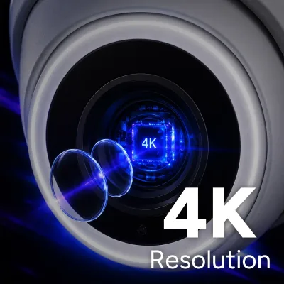 Sistema NVR con cable Lorex Connect V Series 4K de 8 canales con cámaras turret PoE 4K V3 - 1TB