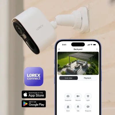 Lorex Connect 2K Wi-Fi 電池供電攝影機