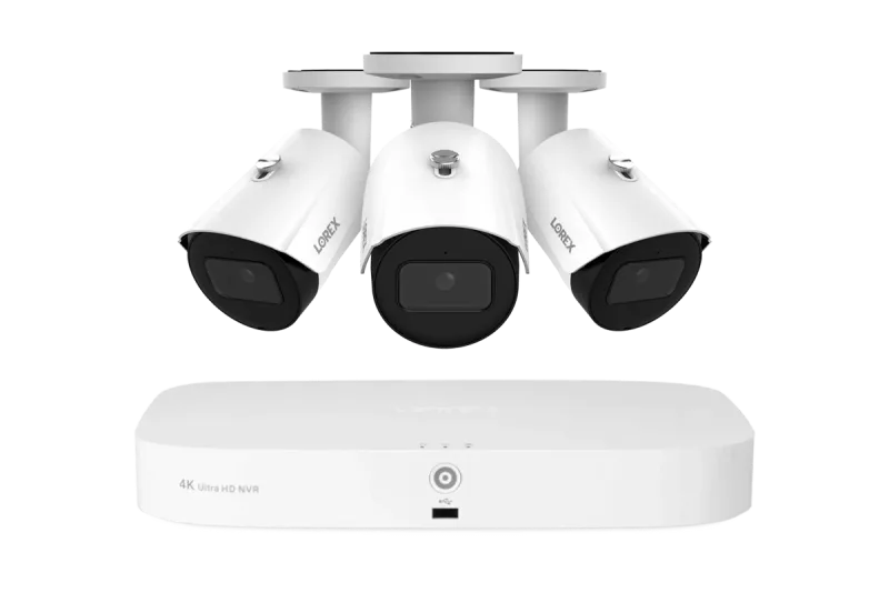 Lorex Fusion Series NVR med tre IP-kulkameraer – 4K 16-kanals 2TB kablet system – Amazon