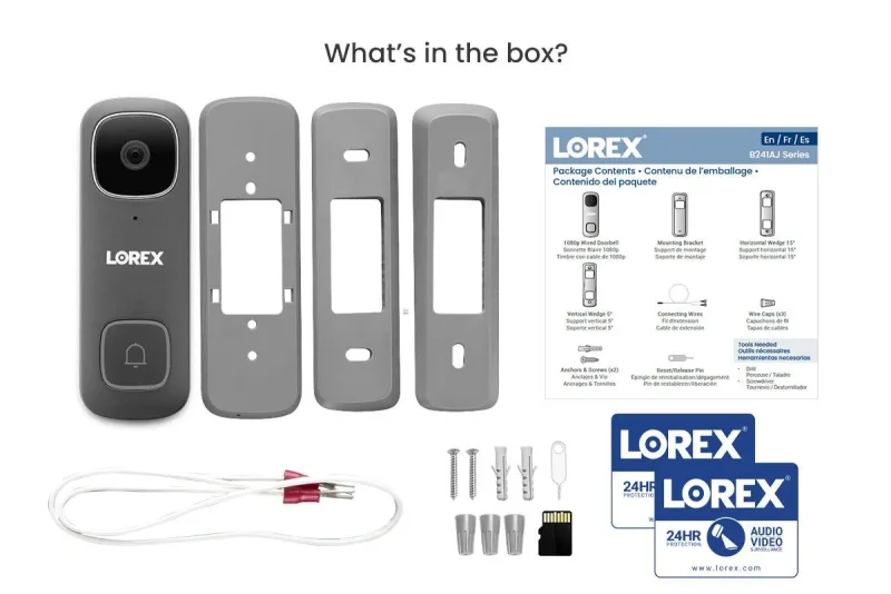 Lorex 1080p langallinen videuovikello Wi-Fi-kaiuttimella (Amazon)
