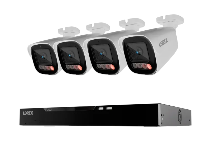 Lorex Connect X Series 4K 16-Channel Wired NVR System with X5 Bullet Security Cameras - 4TB