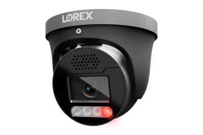 Lorex Connect X5 4K PoE Turret Camera with Color Night IQ+ - White/Black