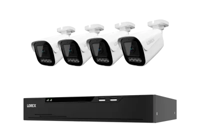 Sistema NVR cablato Lorex Connect X Series 4K a 8 canali con telecamere di sicurezza X3 Bullet - 2TB