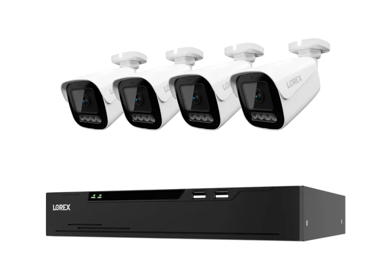 Sistema NVR cablato Lorex Connect X Series 4K a 8 canali con telecamere di sicurezza X3 Bullet - 2TB