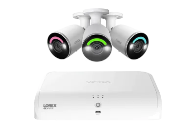 Lorex Fusion Series 4K 16-kanaligt (8 trådbundna + 8 Fusion Wi-Fi) 2TB trådbundet system med H12 trådbundna 4K IP-kuldkameror (Amzon)