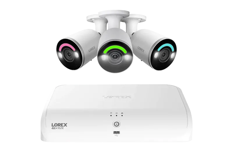 Lorex Fusion Series 4K 16-kanaligt (8 trådbundna + 8 Fusion Wi-Fi) 2TB trådbundet system med H12 trådbundna 4K IP-kuldkameror (Amzon)