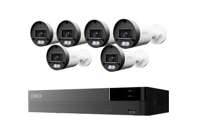 Lorex Connect U Series 4K 8-kanals kablet NVR-system med U3 2K+ PoE-bulletkameraer - 2TB