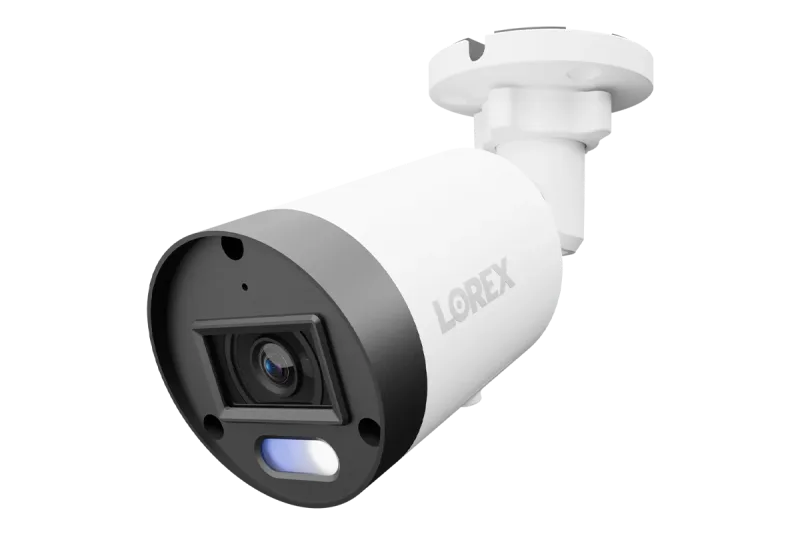 Lorex Connect U3 caméra bullet PoE 2K+ avec lumières dissuasives rouges et bleues