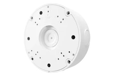 Round Junction Box for Motorized Varifocal and Dual-Lens Turret Cameras (Metal)