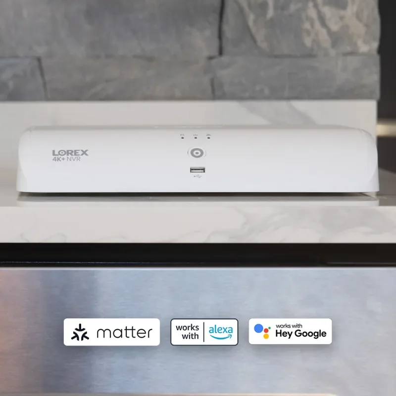 Lorex Fusion Series 4K 16-kanaligt trådbundet system (8 trådbundna + 8 Fusion Wi-Fi), 2TB med H12 trådbundna 4K IP-kuldkameror