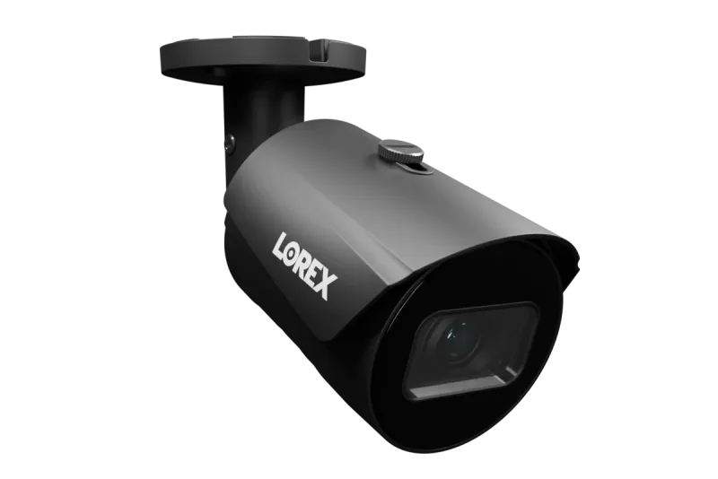 Lorex A4 IP-johtoverkkoinen luotivalvontakamera, musta, kuunteluäänellä ja älykkäällä liikkeentunnistuksella - Amazon
