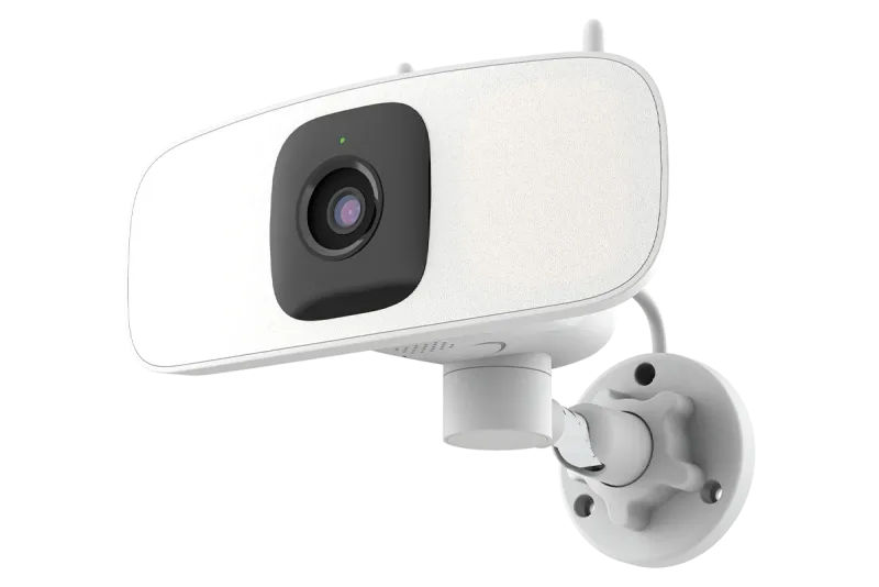 Lorex Connect 2K Floodlight Wi-Fi Security Camera with App Controlled Horizontal Pan
