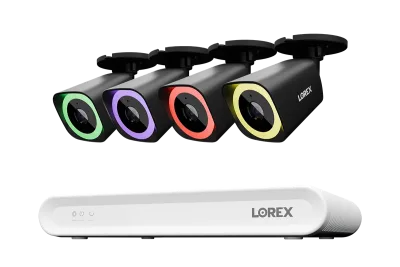 Sistema NVR Cablato Lorex Connect V Series 4K a 8 Canali con Telecamere Bullet PoE 4K V5 - 1TB