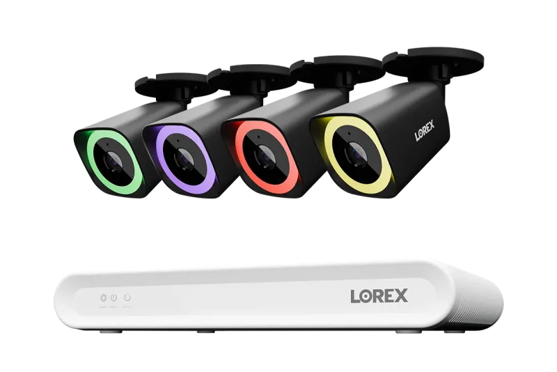 Sistema NVR Cablato Lorex Connect V Series 4K a 8 Canali con Telecamere Bullet PoE 4K V5 - 1TB