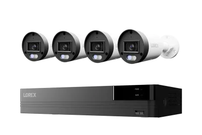 Lorex Connect U Series 4K 8-kanals kablet NVR-system med U3 2K+ PoE-bulletkameraer - 2TB