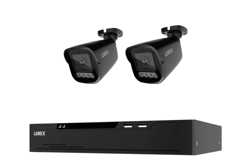 Lorex Connect X Series 4K 8-Channel Wired NVR System with X3 Bullet Security Cameras - 2TB