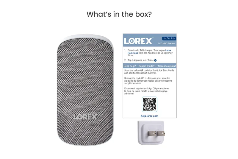 Videoportero Wi-Fi Lorex 2K (a batería) con timbre Wi-Fi Chimebox (32GB)