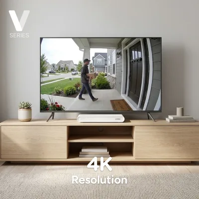 Lorex Connect (Nuova App) | Serie V | Sistema NVR 8Ch 4K | 3 Telecamere Dome PoE V5