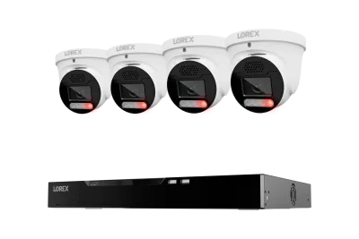 Lorex Connect X Series 4K 16-Channel Wired NVR System with X5 Turret Security Cameras - 4TB