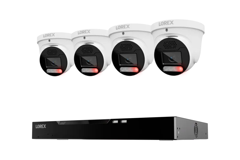 Lorex Connect X Series 4K 16-Channel Wired NVR System with X5 Turret Security Cameras - 4TB