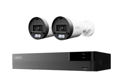 Lorex Connect U Series 4K 8-kanals kablet NVR-system med U3 2K+ PoE-bulletkameraer - 2TB