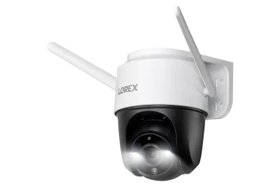 Lorex 2K 팬-틸트 실외 Wi-Fi 보안 카메라 (32GB) - Amazon