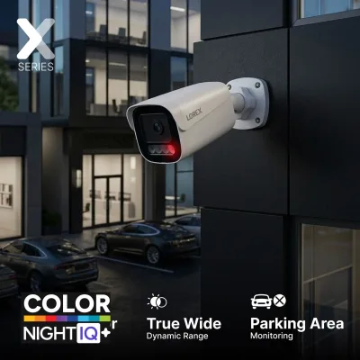 Lorex Connect X Series 4K 16-Channel Wired NVR System with X5 Bullet Security Cameras - 4TB