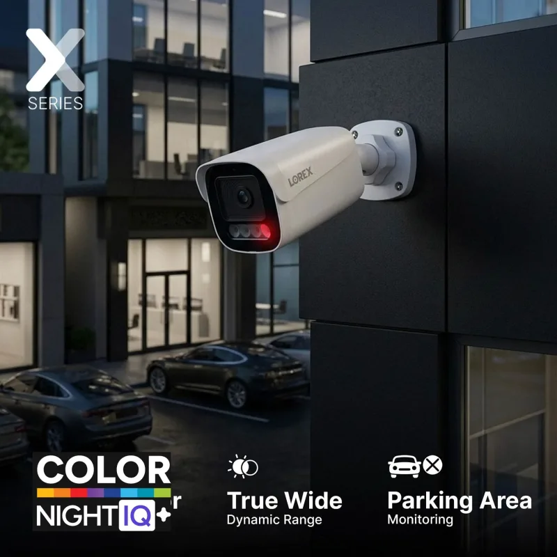 Lorex Connect X Series 4K 16-Channel Wired NVR System with X5 Bullet Security Cameras - 4TB