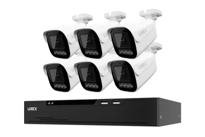 Sistema NVR cablato Lorex Connect X Series 4K a 8 canali con telecamere di sicurezza X3 Bullet - 2TB
