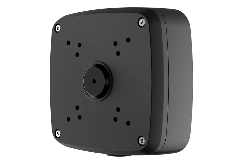 Outdoor Square Junction Box for 4 Screw Base Cameras (Metal)