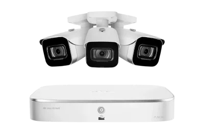 Lorex Fusion 4K 16-Channel (8 Wired + 8 Wi-Fi) 2TB NVR System with 3 Bullet Cameras - Amazon