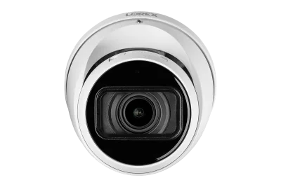 Lorex Sistem NVR Kabel 4K (Berkapasitas 32 Kamera) 6TB dengan Tiga Kamera Turret IP Nocturnal 3 Berfitur Lensa Varifocal Motorized dan Perekaman 30FPS