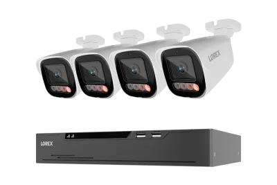 Lorex Connect X Series 4K 8-Channel Wired NVR System with X5 Bullet Security Cameras - 2TB