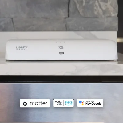 Lorex Fusion Series 4K 16 canali (8 cablati + 8 Fusion Wi-Fi) sistema cablato 2TB con telecamere dome IP cablate H12 4K (Amazon)