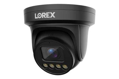 Lorex Connect X3 4K 電動變焦 PoE 半球型攝影機配備主動阻嚇功能 - 黑/白