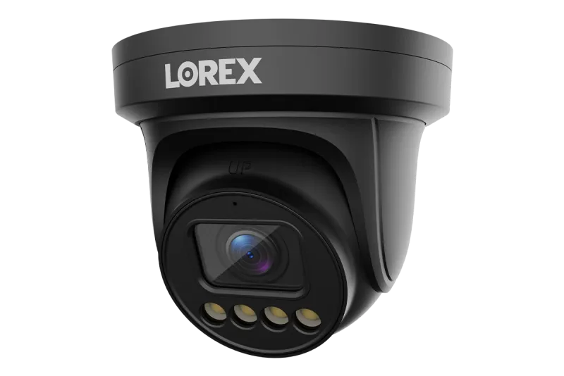 Caméra tourelle PoE motorisée varifocale Lorex Connect X3 4K avec dissuasion active - Noir/Blanc