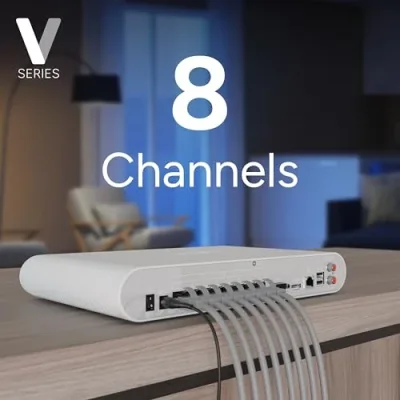 Lorex Connect (nuova app) | Serie V | Sistema NVR 4K 8 canali | 3 telecamere IP PoE bianche