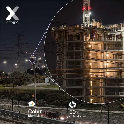 Telecamera PTZ Lorex Connect X Series 2K+ con doppio obiettivo e zoom ottico 30×