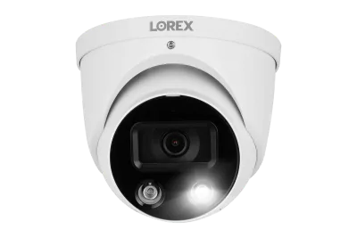 Sistema NVR cablato Lorex 4K (8 cablate e 8 Fusion Wi-Fi) fino a 16 telecamere 2TB con 3 telecamere dome con dissuasione smart e audio bidirezionale - Amazon