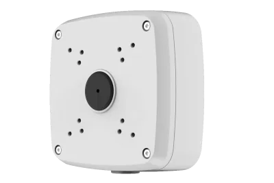 Boîte de jonction carrée extérieure pour caméras à base 4 vis (métal)