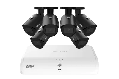 Lorex Fusion Series 4K+ 16 kanaler (8 trådbundna + 8 Fusion Wi-Fi) 2TB trådbundet system med A14 trådbundna 4K IP-bulletkameror