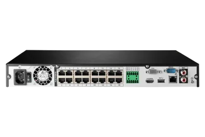 Lorex Fusion Series 4K 16 Camera Capable (Wired or Fusion Wi-Fi) 4TB Wired NVR System with H12 Wired 4K IP Turret Cameras