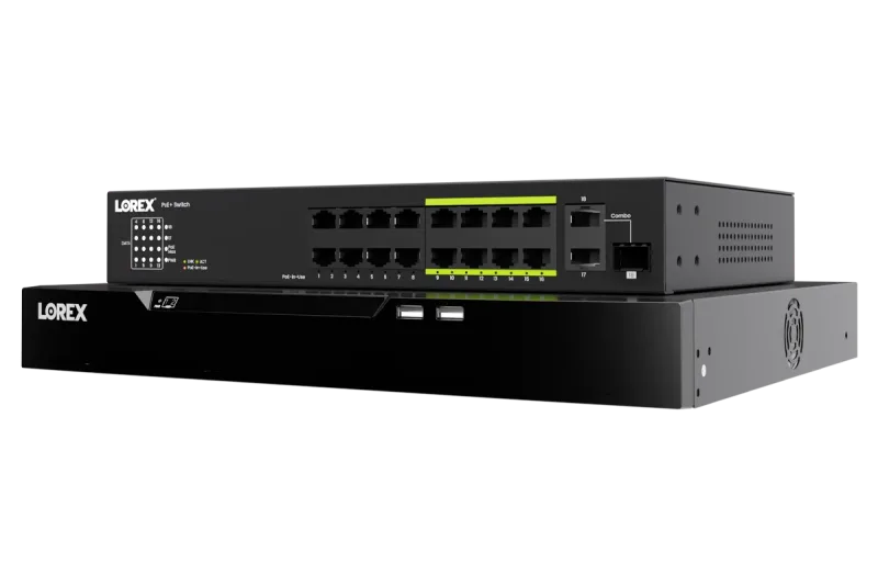Lorex Connect XC 4K 32-Channel Commercial NVR with 16-Port PoE Switch - 8TB