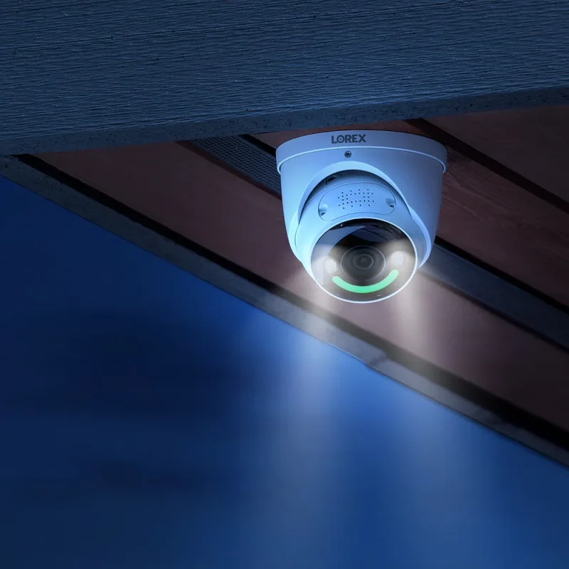 Lorex 4K+ 12MP 16 Camera Capable (8 Wired + 8 Fusion Wi-Fi ) 2TB Wired NVR System with H30 IP Turret Cameras